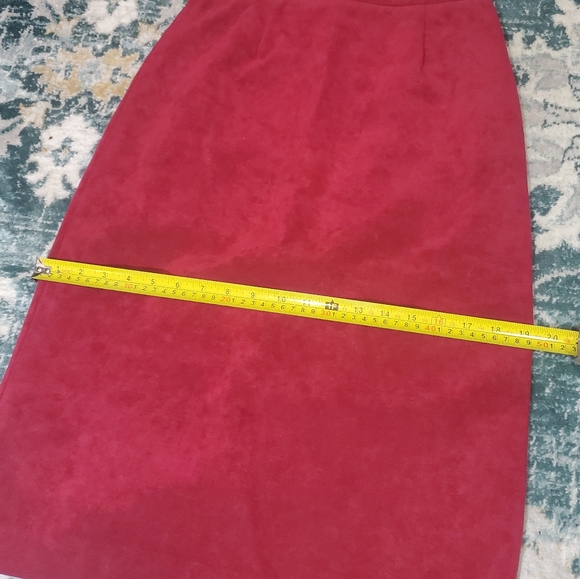 VINTAGE ultrasuede Adolph Schuman for Lilli Ann skirt - Picture 7 of 9